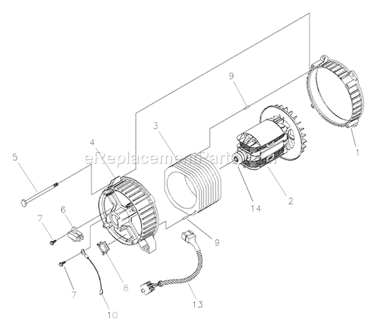 Page A Diagram and Parts List for 030208-1  Briggs and Stratton Generator